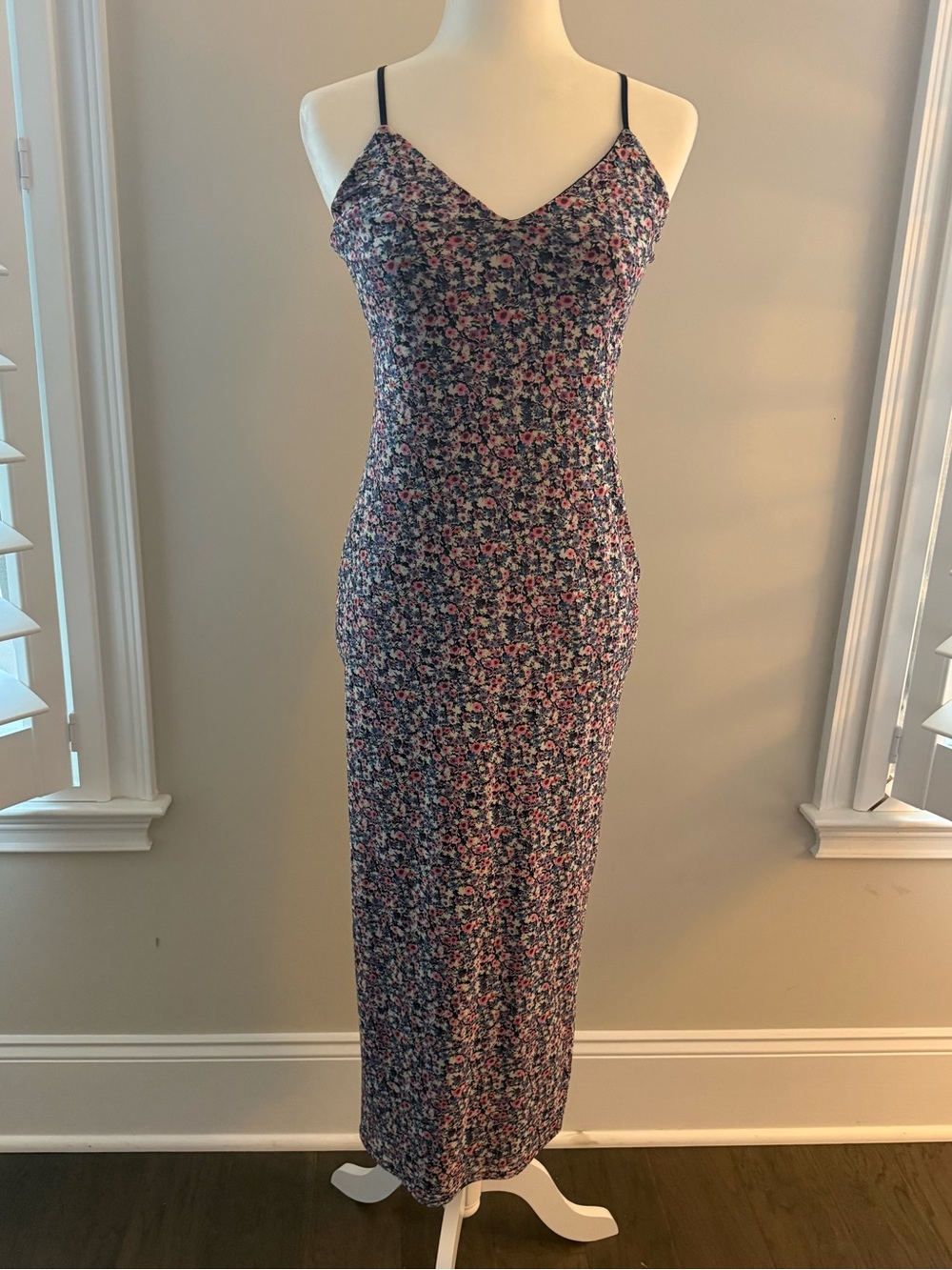 AFRM MIdi Spaghetti Strap Fully Lined Dress